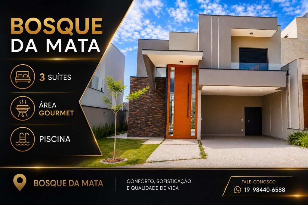 Casa à venda no Condomínio Bosque da Mata, em Valinhos/SP imagem 4